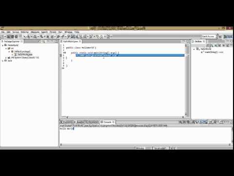 Viết CT Hello World bằng Java