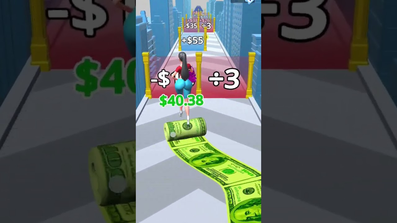 Money Roller Level 03  | Can I Survive This? 😂🤣 EPIC FAIL & WIN! 🔥 #funny #ytshorts #gaming