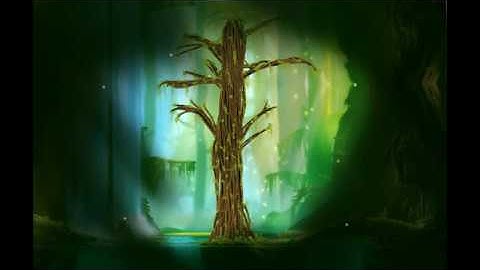 Creating and Painting  beautiful tree in Photoshop for my Dream Game, SPEED ART