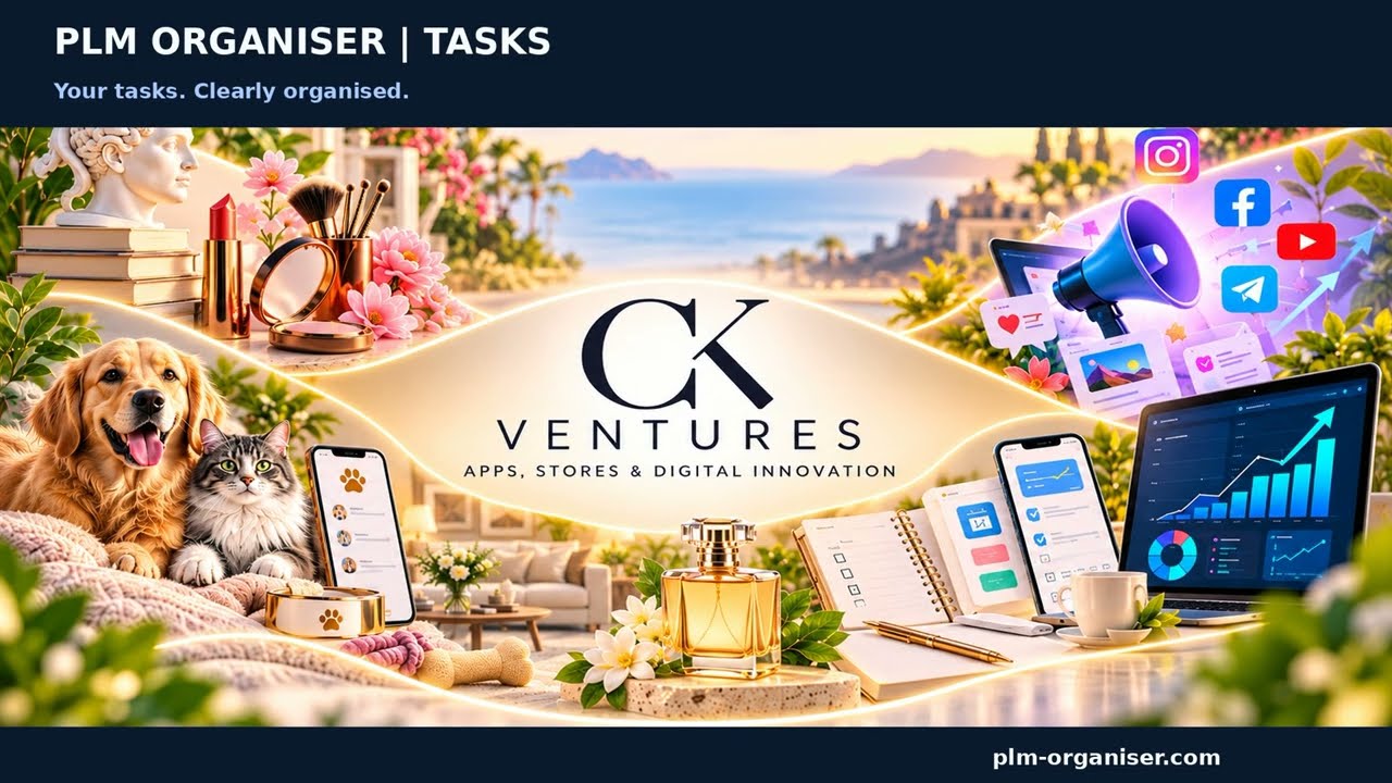 PLM-ORGANISER.COM | TASKS