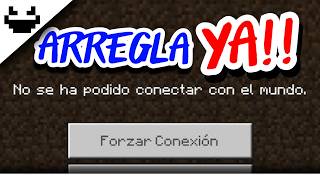 #datwinxd 🌮👽🍸Como SOLUCIONAR el Error no se PUEDE conectar al mundo en minecraft👽👌