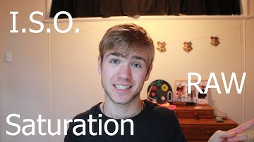 Must know basic camera terms! (ISO,RAW and saturation)