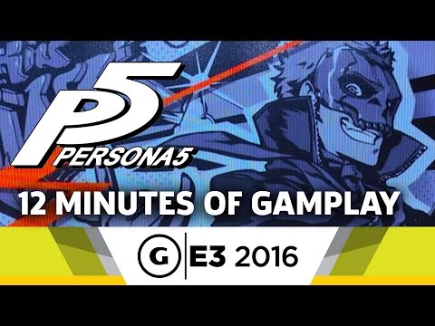 12 Minutes of Persona 5 Off Screen Gameplay - E3 2016