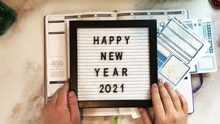 Happy New Year! ASMR Passion Planner with Wobot and Friends Sticker Kit. screenshot 5