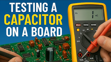 Test Capacitors Without Removing Them – Quick Multimeter Trick!