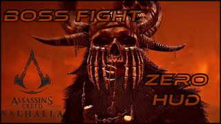 Assassins Creed: Valhalla Boss Fight ( The Witch of Flames - Regan ) Zero HUD Max Difficulty