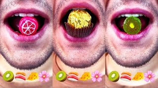 ASMR Emoji Food Soft & Crunchy | Satsfying  Mukbang Sounds