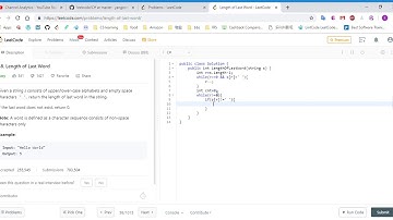 (C#)LeetCode58  Length of Last Word