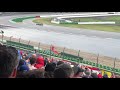 German f1 gp 2019  leclerc walks away as lewis hamilton crashes behind him