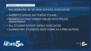The Threat That Forced Two Walsenburg Schools to Evacuate
