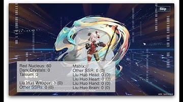 LiuHuo Pulls - 376 red nucleus + 490 spec vouc - Tower of Fantasy