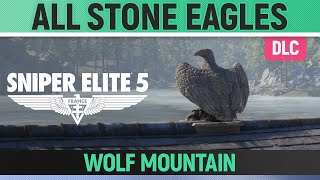 Sniper Elite 5 - Wolf Mountain - All Stone Eagle Locations 🏆 DLC 1