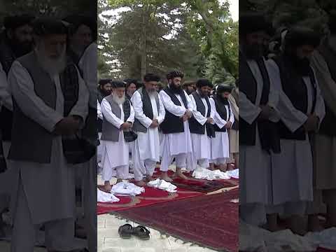 مراسم ادای نماز عید قربان در ارگ