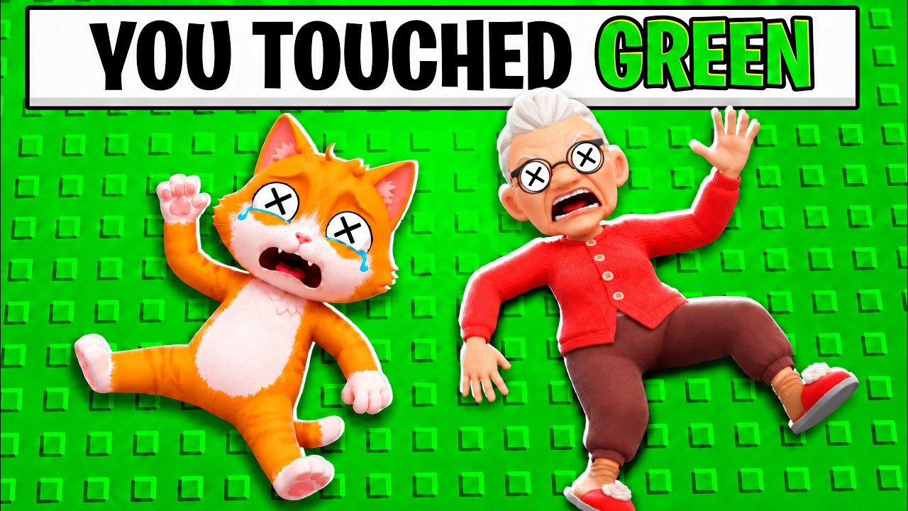 Roblox But YOU CANT TOUCH THE COLOR!