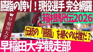 【箱根駅伝2026】早稲田大学競走部 伝統の「臙脂」を継ぐのは誰だ？現役全選手＆期待のルーキーを学年別に一挙紹介！【早稲田大学競走部】