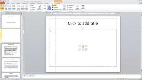 Lesson 05 1 Using Tabs   MS PowerPoint by Microsoft Office Power Point 2010  free online video Train