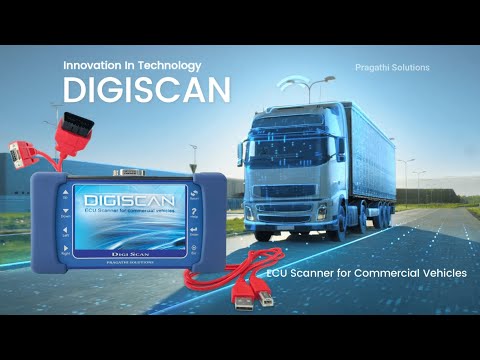 DIGISCAN - ECU Diagnostics tool for Commercial Vehicles 🚒 and Tractors 🚜 . - video from Pragathi Solutions