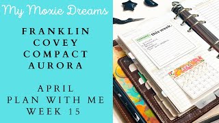 FC Compact Vintage Aurora | Scatterbrained April Plan With Me | Everyday Carry Ring Planner #pwm