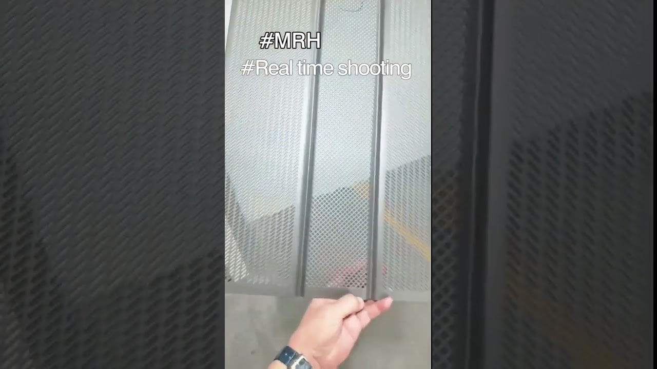 What does the new stainless steel mesh basket of modern cabinets look like after powder coating?