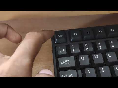 Use of Esc and Tab keys while running the Windows Memory Diagnostic tool