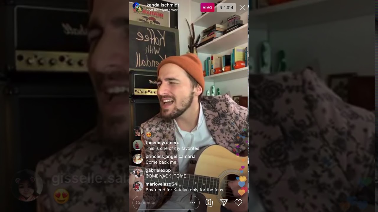 Kendall Schmidt Singing “No Idea” with his guitar