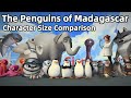 The Penguins of Madagascar Character Size Comparison | Smallest to Biggest