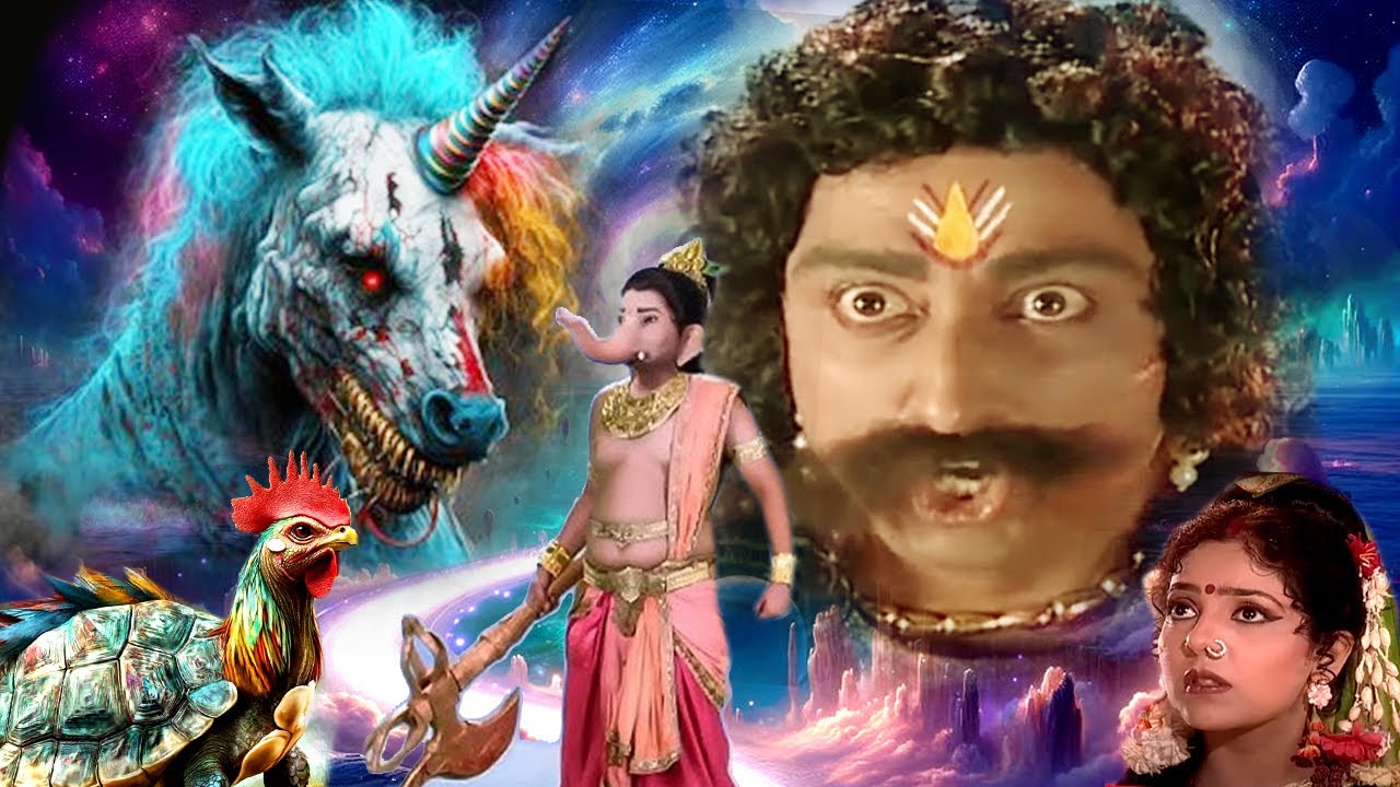 विघ्नहर्ता श्री गणेश का दैत्यरूपी जानवरों से विध्वंशक युद्ध Tripuresh Bhakti 2025