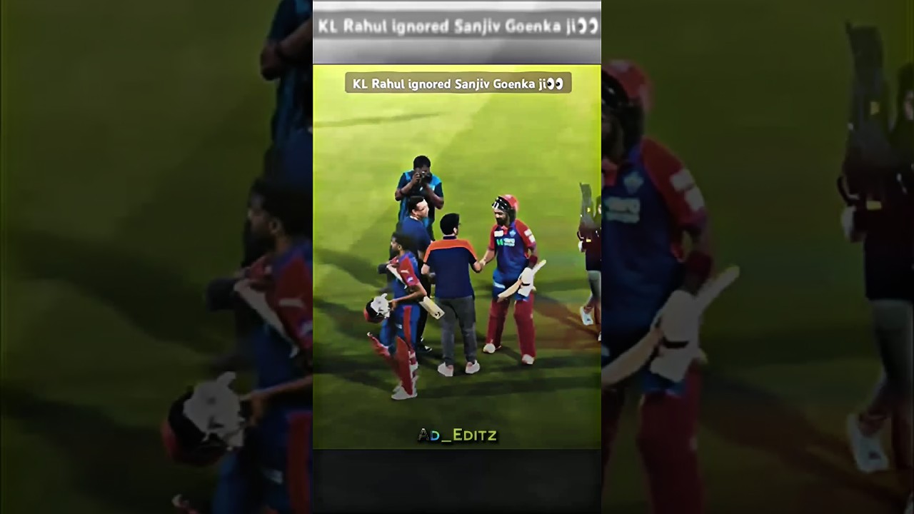 Kl Rahul Ignored Sanjiv Goenka 👀. 
