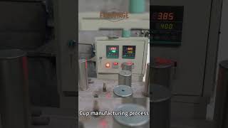From rough to mirror-shine in 90 seconds. ✨  #Polishing #MetalFinishing #CupMaking