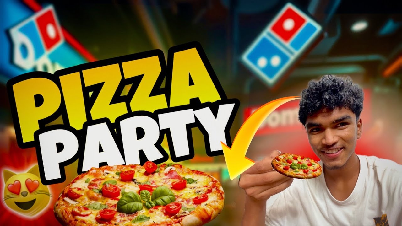 DOMINOES PIZZA PARTY AT HOTSEL 🔥😻AND OUR NEW MESS ROOM 😘