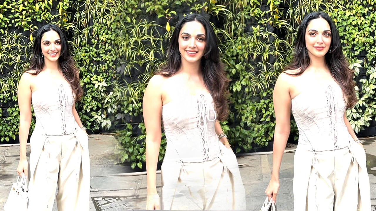 Kiara Advani Look Absolute Stunning As She Spotted In Bandra For A Shoot