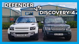 NEW 2020 Defender 110 Vs Discovery 4  Side by Side Review & Comparison