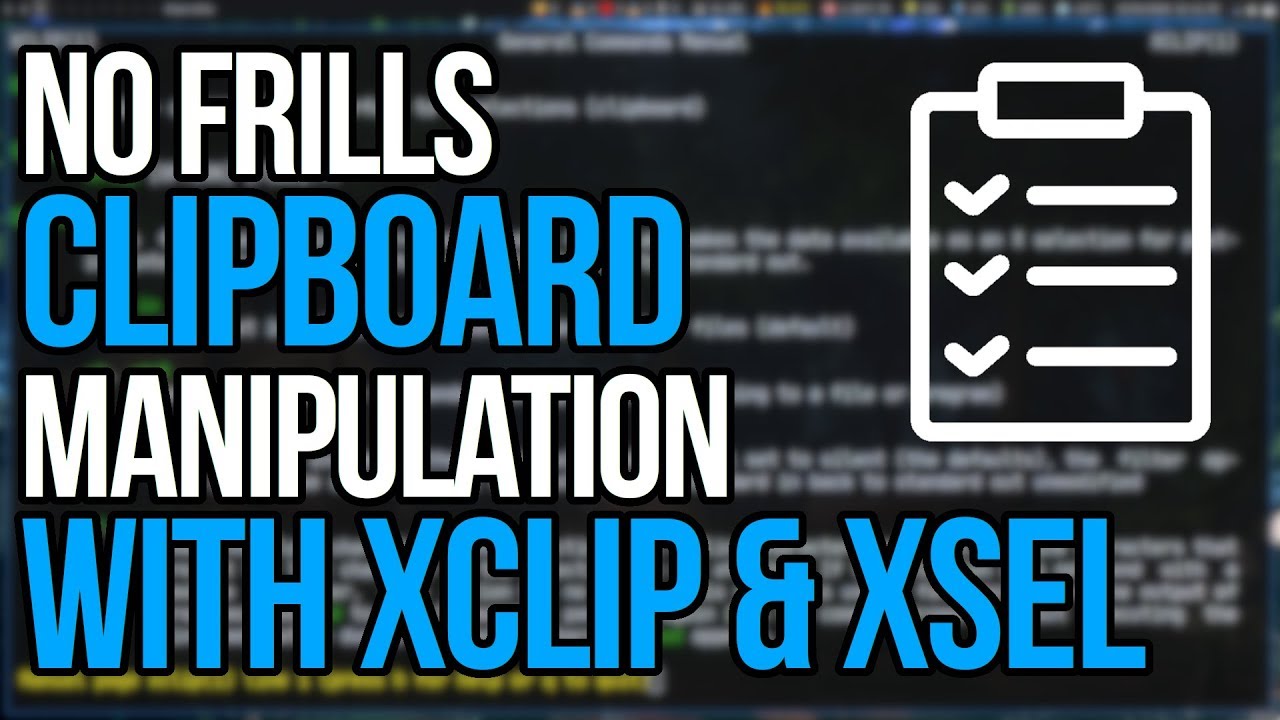 Download No Frills Clipboard Manipulation With Xclip and Xsel