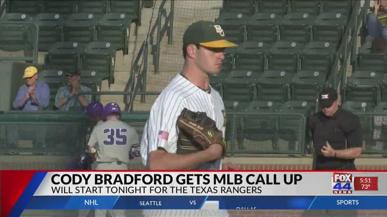 Cody Bradford earns MLB call up with the Texas Rangers YouTube