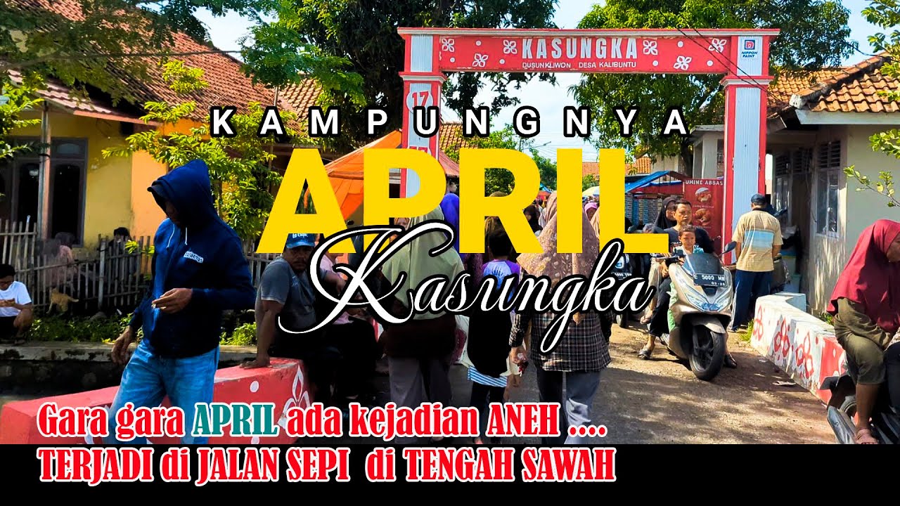MENUJU RUMAH DEDE APRIL, GARA GARA APRIL  JALAN SAWAH JADI PASAR