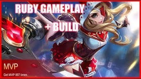 Combek is Real MVP Ruby Gameplay Best Build Top 1 GLOBAL RUBY mobile legend