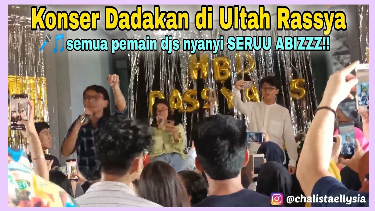 Konser DJS di Ulang Tahun Rassya! SERRUU ABIZZ KERENN 💯💥✨🎤🎵 #ChalistaEllysia #ChaVlog