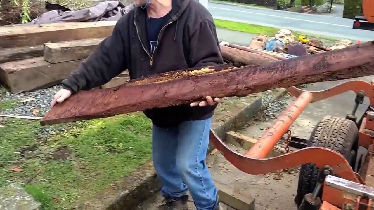 rescued rose wood milling Troy Grant fine woodworking Vancouver Island