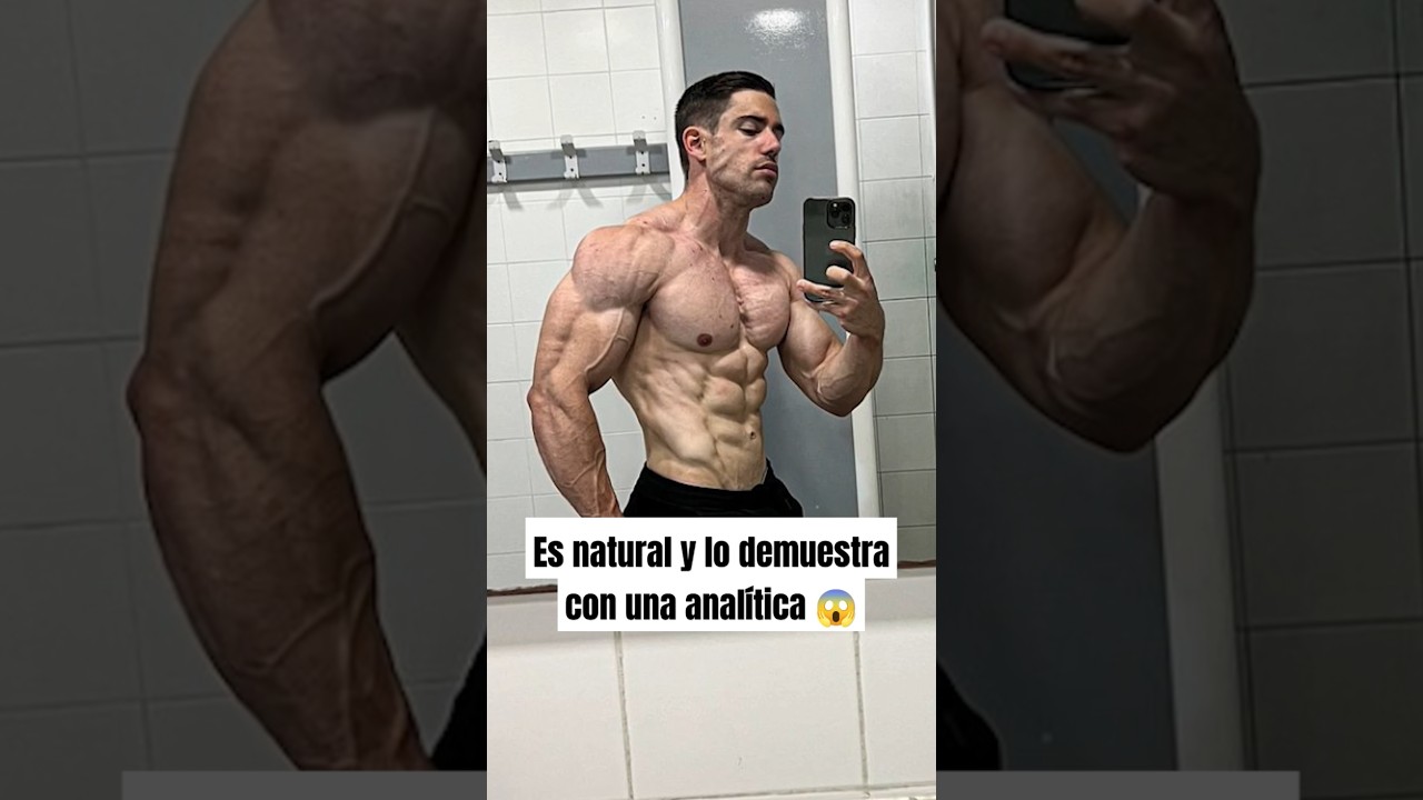 Es natural y lo demuestra con una anal&iacute;tica #gym #fitness #bodybuilding #culturismo