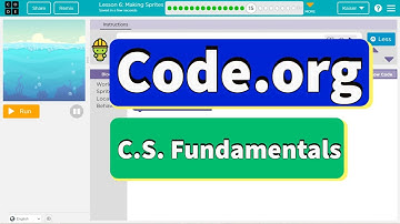 Code.org Express Lesson 6.15 Making Sprites | Tutorial with Answers | Course F Lesson 3.15