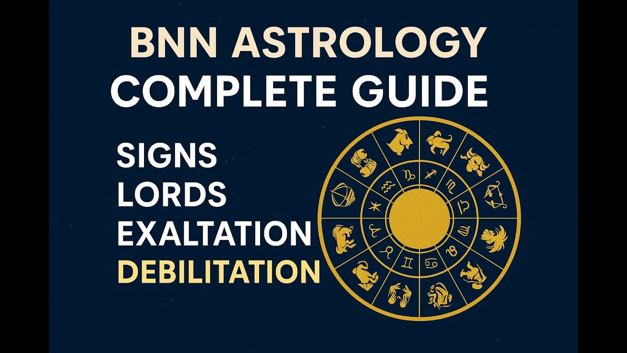 Bhrigu Nandi Nadi Masterclass: Signs, Lords, Exalted & Debilitated Planets | Class 1