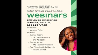 Equity in Hospitality Series: Employee Experience Webinar