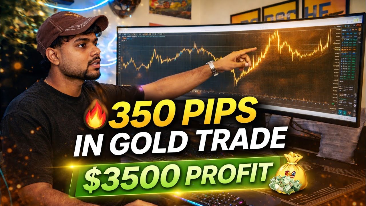 Live Trade | BSP Concept | 350 Pips done in Gold | 