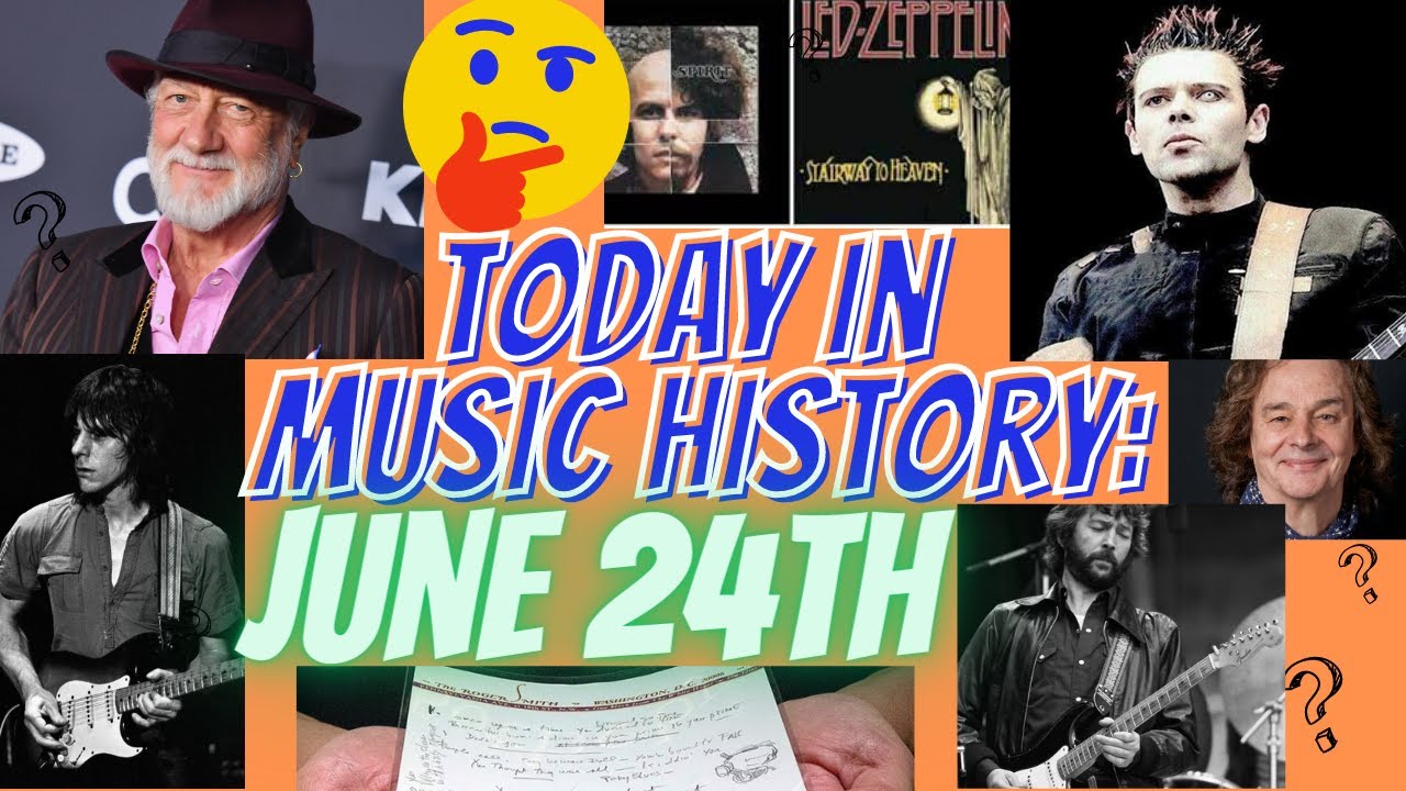 Today In Music History June 24th YouTube