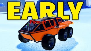 Playing with the Frost Crawler EARLY! (Roblox Jailbreak)