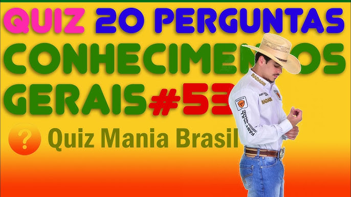 💥 QUIZ HISTÓRIA DO BRASIL #01 - Teste de 20 Perguntas Com Respostas Sobre  A História Do Brasil 