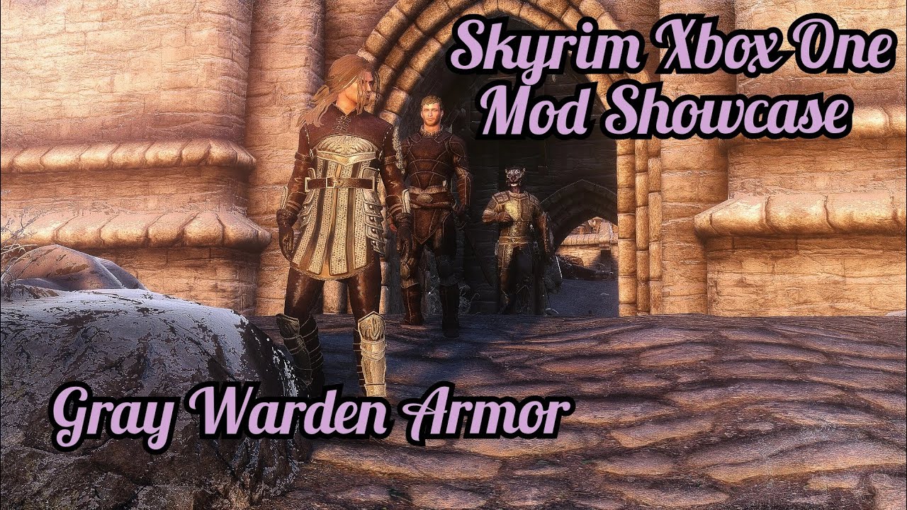 Skyrim Xbox One Mod Showcase Gray Warden Armor YouTube