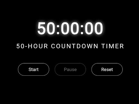 50 Hour Study With Me Live ⏳| Ultra Long Countdown Timer | Focus ...