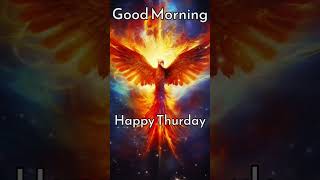 Colorful Eagle Good Morning Happy Thursday Graphics Animation Whatsapp Status