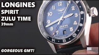 Longines Spirit Zulu Time 39mm - Gorgeous GMT!